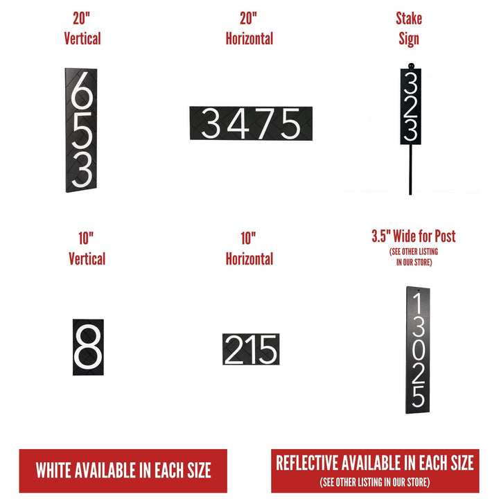 Customized Premium Large Stake Sign (White)