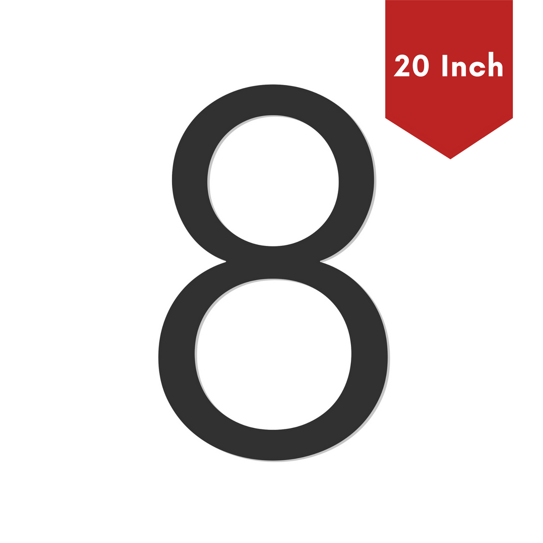 Commercial Building Address Numbers - 20 Inch