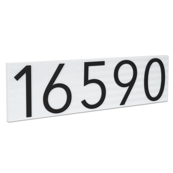 Customized Premium Large Address Sign (Reflective 20 Inch Horizontal)