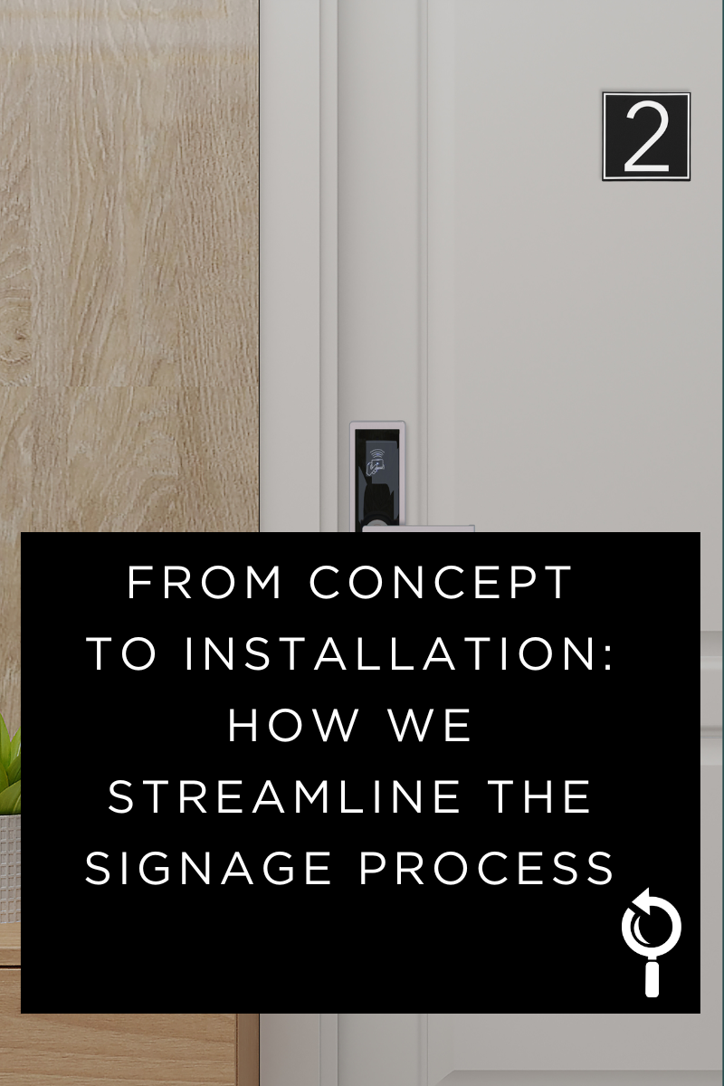 From Concept to Installation: How We Streamline the Signage Process