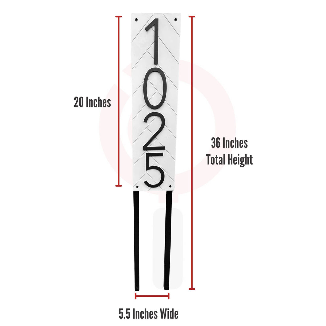 Customized Premium Large Stake Sign (Black)