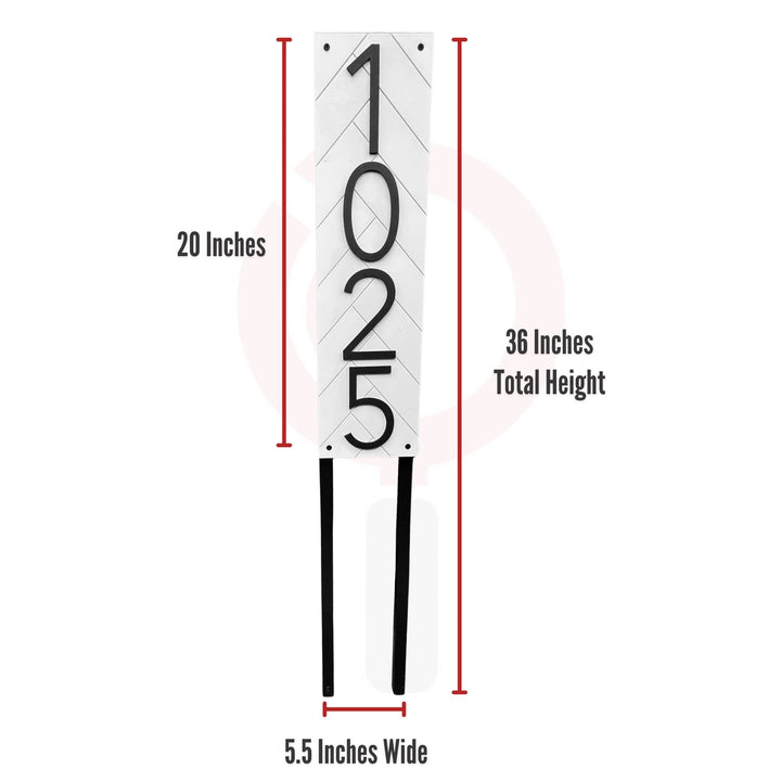 Customized Premium Large Stake Sign (Black)