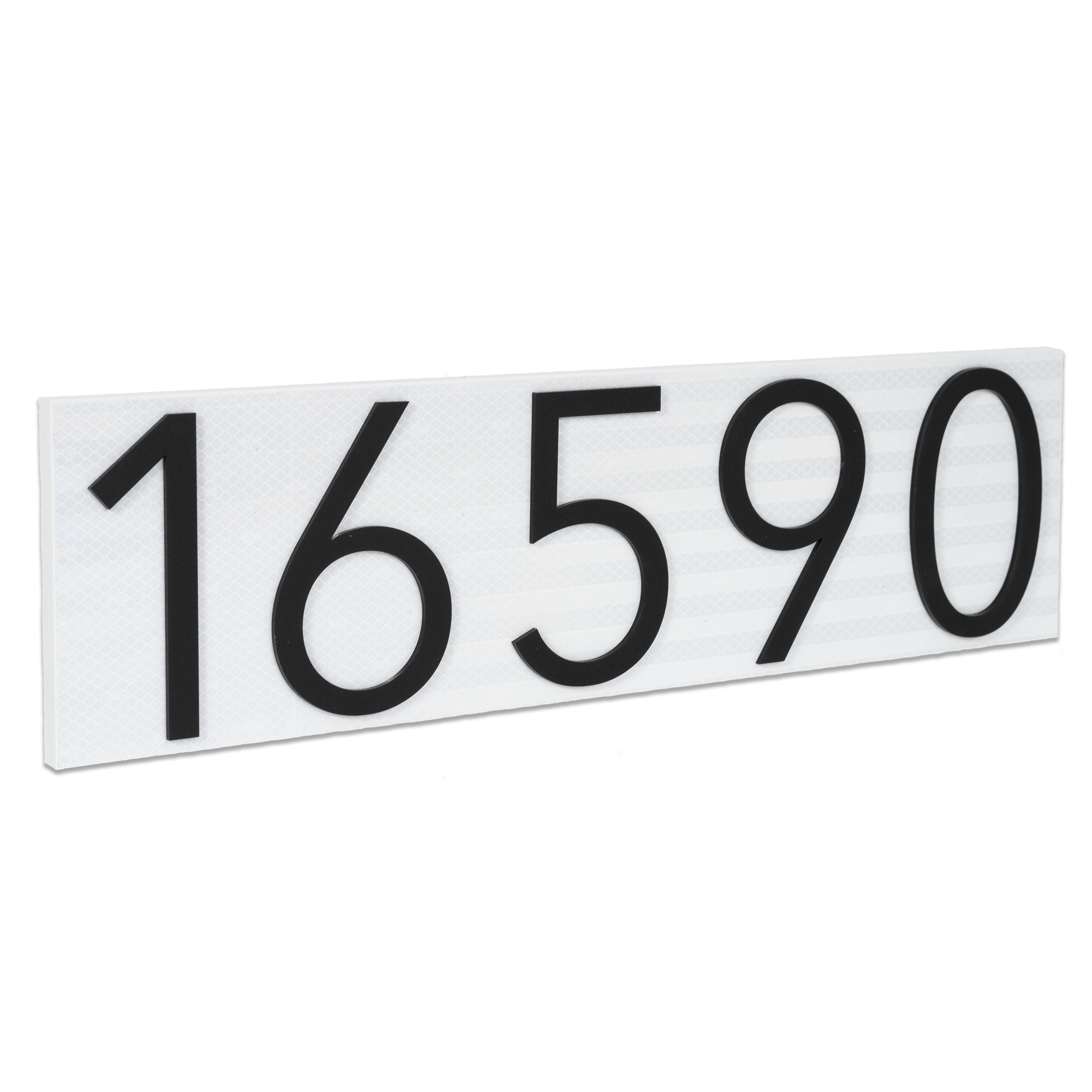 Customized Premium Large Address Sign (Reflective 20 Inch Horizontal ...